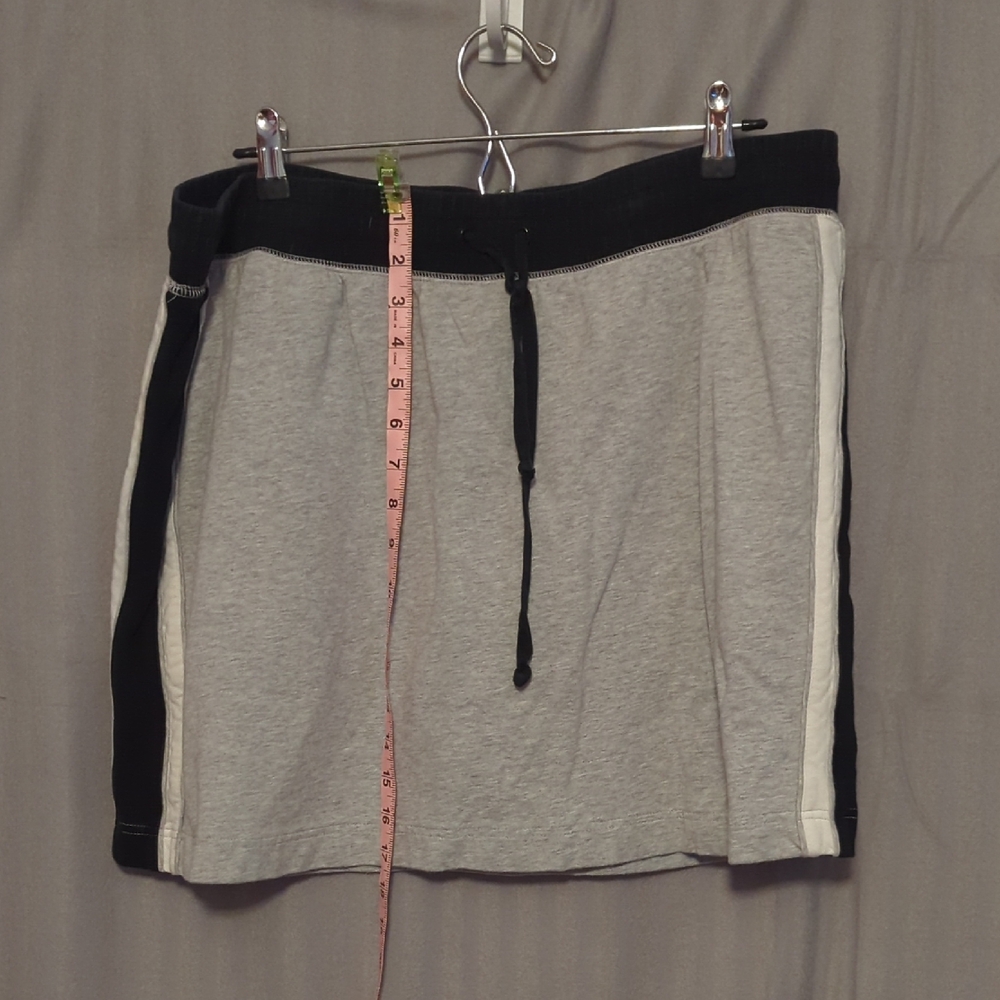 Casual Gray and Black Women's Skort